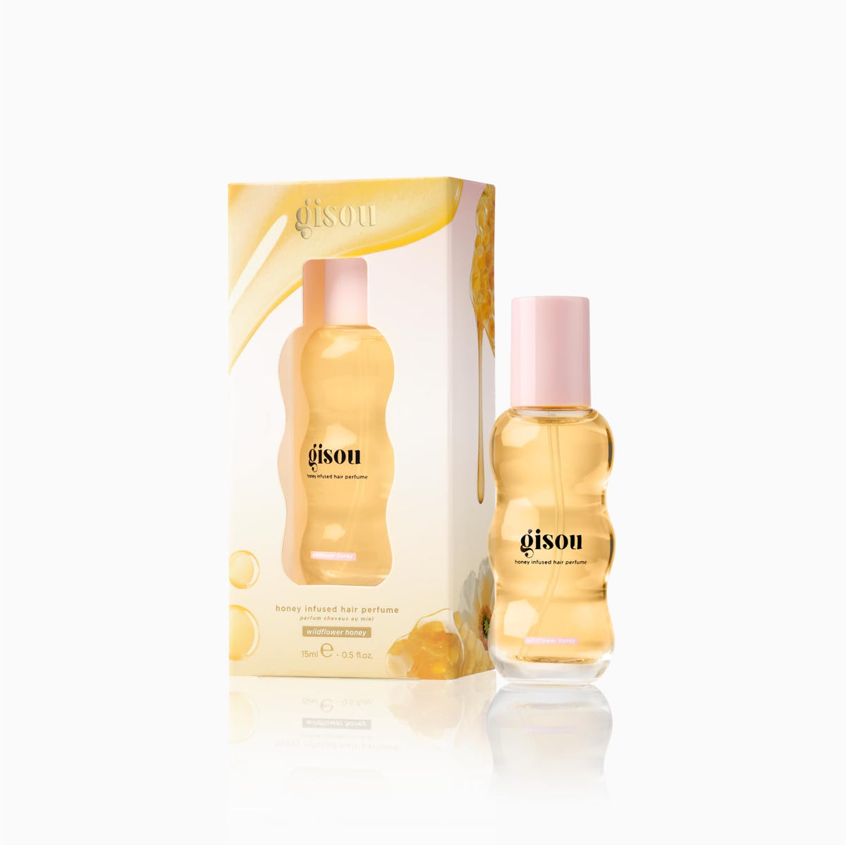 Gisou Honey Infused Hair Perfume Mini - Wildflower Honey - 15ml