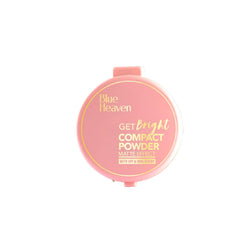Blue Heaven Get Bright All Skin Compact Powder For Women With Spf Sun Protection, Non Sticky, Oil Free, Matte Finish Light Weight Formula, Vanilla,16 Grams