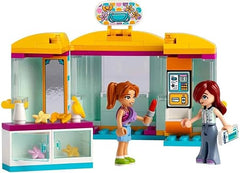 LEGO Friends Tiny Accessories Shop, Building Toy for 6 Plus Year Old Girls, Boys & Kids, Mini-Dolls Playset with Characters Paisley and Candi, Small Birthday Gift Idea 42608