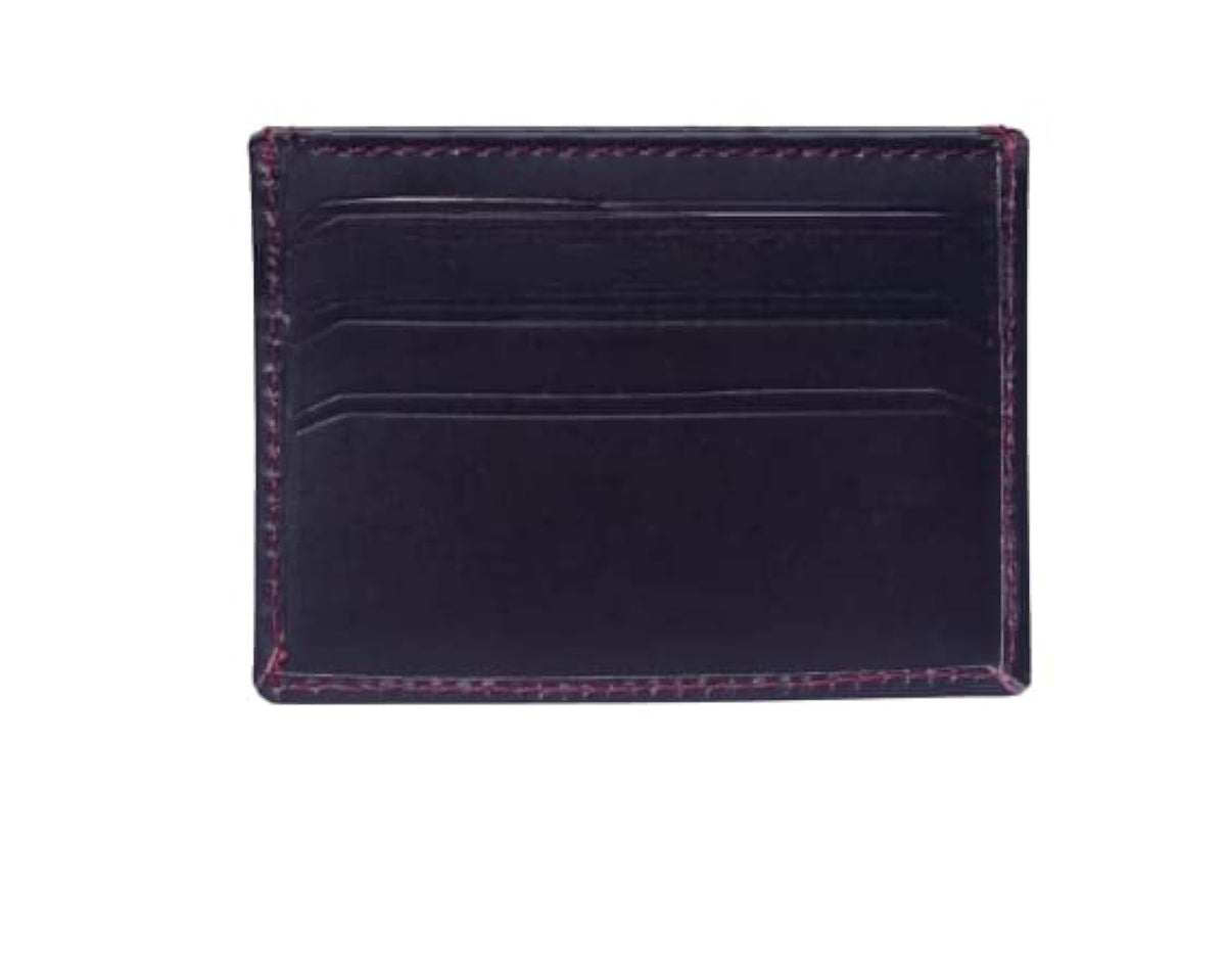 Card Holder Wallet for Men, Genuine Leather (Dark Brown)