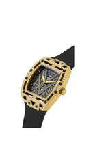 GUESS Men's 44mm Watch - Black Strap Black Dial Black Case