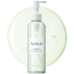 Arencia Pore Melt Mochi Makeup-Removing Cleansing Oil, Non-Comedogenic, Rice Amino Acids HD, Vitamin E, Cica, & Ceramide, 6.76 fl oz