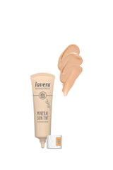 lavera Mineral Skin Tint -Warm Honey 03 - natural cosmetics - With organic aloe vera, natural Q10 & vitamin E - Vegan - free from silicones - free from mineraloil - Low coverage - 30ml