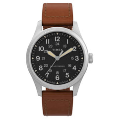 Timex Men's Expedition North Field Post Solar TW2V00400JR Quartz Watch - Brown/Black