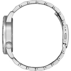Citizen Men Analogue Eco-Drive Watch with Stainless Steel Strap BM7550-87E, Silver, Standard Size, Bracelet