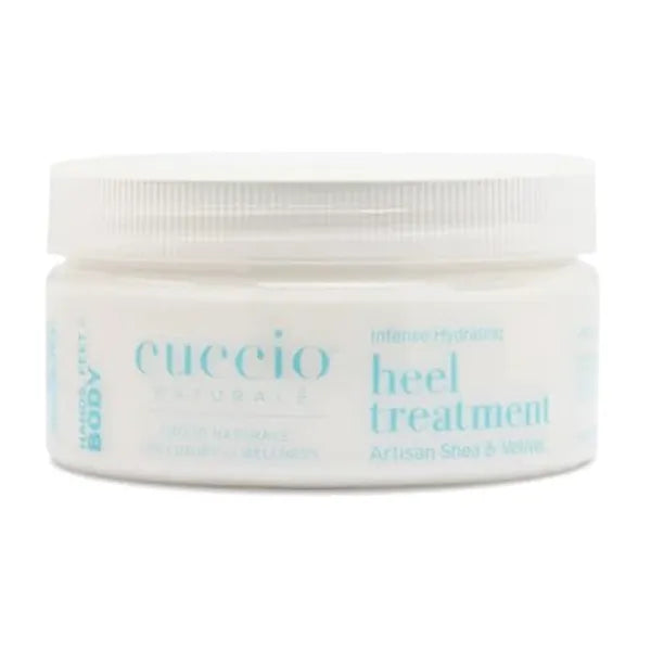 Cuccio Pedicure Hydrating Heel Treatment Intensive Moisturizer with Argan Oil and Urea for Dry, Cracked Heels, Non Greasy, Fast Absorbing, Salon Quality Care, 8 oz