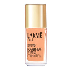 LAKMÉ 9To5 Primer + Matte Perfect Cover Liquid Full Coverage Foundation For Normal Skin Type, W160 Warm Sand, 25 Ml 1 Count