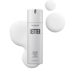 The Face Shop Better All-in-one Men Daily Face Moisturizer, Aftershave with Hyaluronic Acid & Niacinamide, Lightweight, Non-sticky Formula, Hydrates & Soothes Post-Shave Irritation, Korean Skin Care