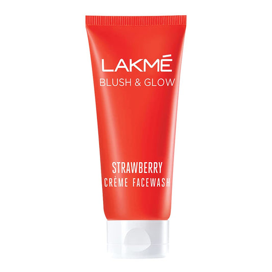 Lakme Blush & Glow Strawberry Face Wash Cream, 100g