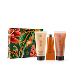 Natura Tukumã Anti Signs of Aging Brazilian Holiday Set Vegan Body Care Gift Set with Hyluronic Acid Body Lotion, Hydrating Hand Cream & Exfoliating Shower Gel Firming & Revitalizing