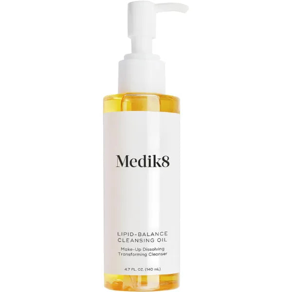 Medik8 Lipid Balance Cleansing Oil Transforming Facial Cleanser Face Cleanser for Radiant Complexion Face Wash for Women and Men 4.7 oz