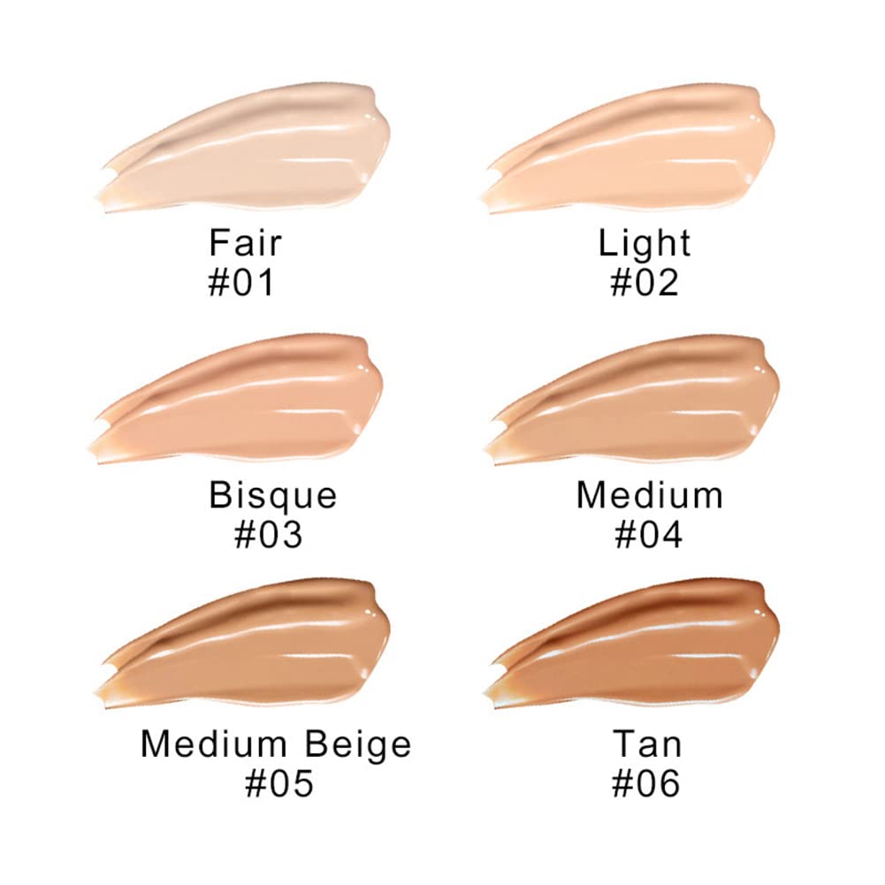 NLLNT Matte Foundation Makeup Liquid Base Waterproof Concealer Moisturizing Face BB Cream 15ml