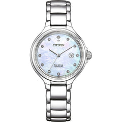 Citizen Women's Analogue Eco-Drive Watch with a Titanium Strap
