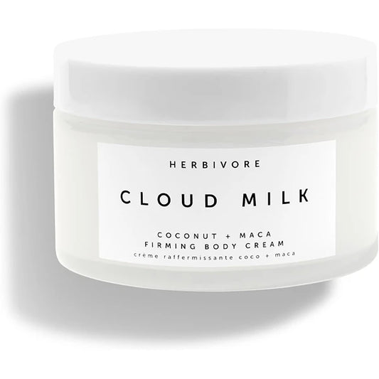 HERBIVORE Cloud Milk Coconut + Maca Fast-Absorbing Moisturizing & Firming Body Cream | Smooths the Look of Cellulite + Firms Skin | Plant-based, Vegan, 195 mL / 6.6 oz