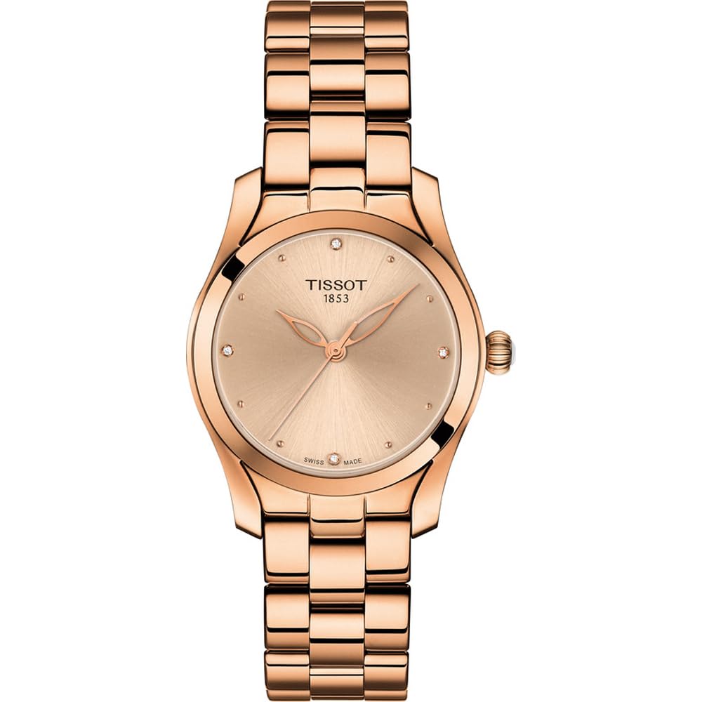 Tissot T-Wave Rose Dial Ladies Watch T112.210.33.456.00