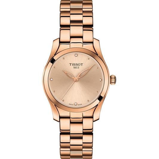 Tissot T-Wave Rose Dial Ladies Watch T112.210.33.456.00