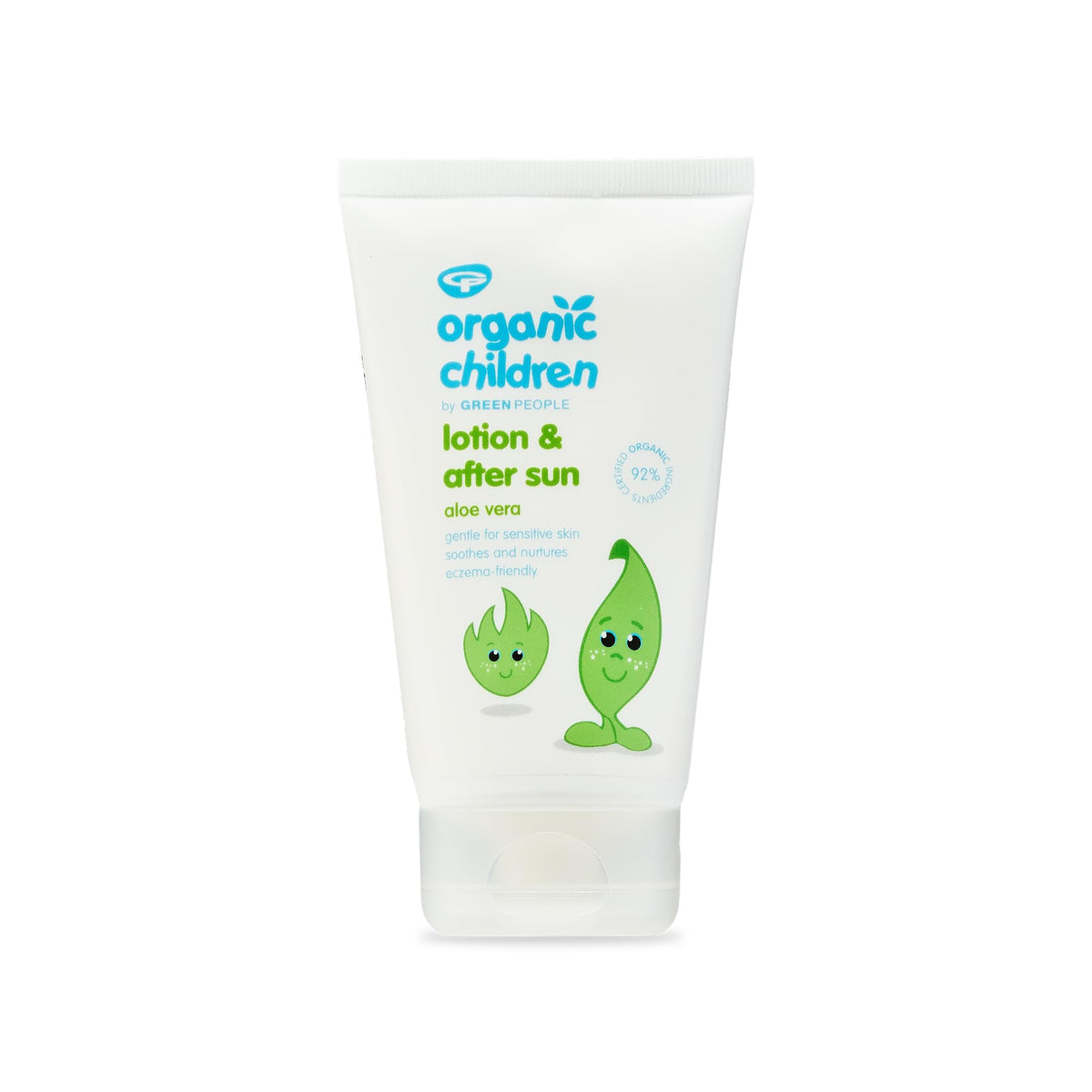 Green People Organic Children Aloe Vera Lotion & After Sun, Natural, Organic for Kids - Aloe Vera, Calendula & Myrrh, 150ml