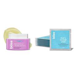 Bliss Resurfacing Nightime Duo: Bliss That's Incredi-Peel Glycolic Resurfacing Pads & Youth Got This™ Prevent-4™ + Pure Retinol Deep Hydration Moisturizer