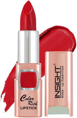 Insight Cosmetics Rich Matte Lipstick |Long Lasting Lipstick for Women |Keeps Lips Moisturised |Single Swipe Application |Smooth & Light Weight |One Swipe Pigmentation, 4.2 Gm(L-23=36)