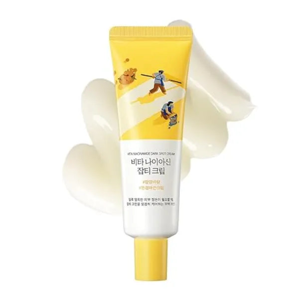 ROUND LAB Vita Niacinamide Dark Spot Cream, Tone Clarity Moisturizer with Tranexamic Acid, and Vitamin Complex for Dark Spot Care, Uneven Skin Texture, and Skin Radiance, Korean Skincare  1.69 Fl Oz