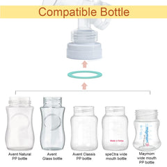 Maymom Conversion Kit for Medela Breast Pumps to Use with Phillips Avent Classic Bottles, Avent.