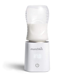 Munchkin 98° Digital Bottle Warmer, Multifunctional Smart Thermostat, Thawing, Sterilizing, Timed Warmer, Milk, Breast Milk or Formula Bottles, warms evenly, happy baby, Infant/Baby/Toddler/Kids