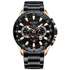 CURREN 8363 Fashion Men Watches With Stainless Steel Top Brand Luxury SportQuartz Men Watch