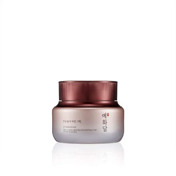 The Face Shop Yehwadam Heaven Grade Ginseng Rejuvenating Cream | Gentle & Low-Irritant Formula for Instant Face Anti-Aging Effects | Naturally Derived for Eye Skin Brightness, 1.69 Fl Oz