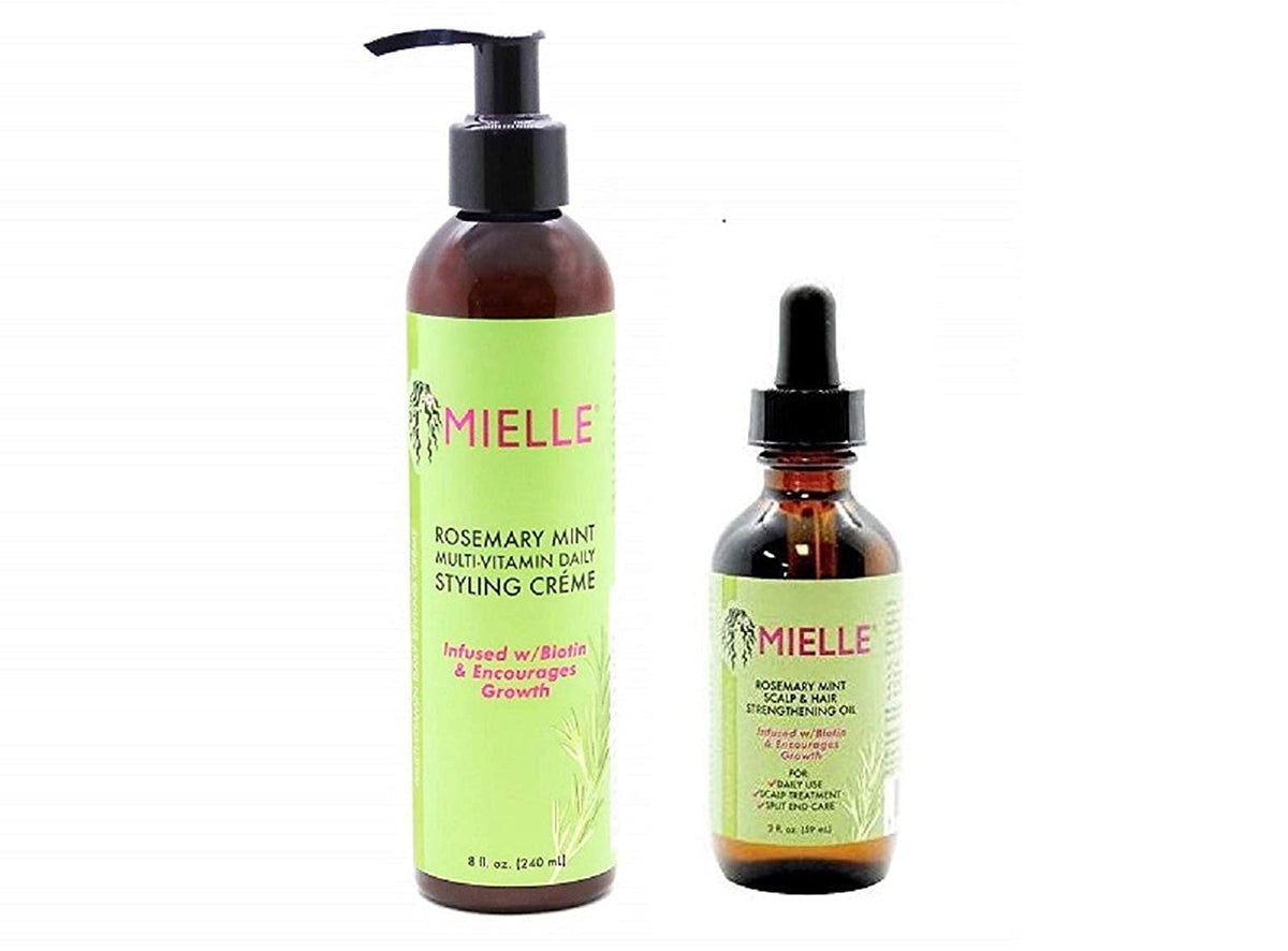 Mielle Organics Mielle Rosemary Mint Combo (Cream & Oil)