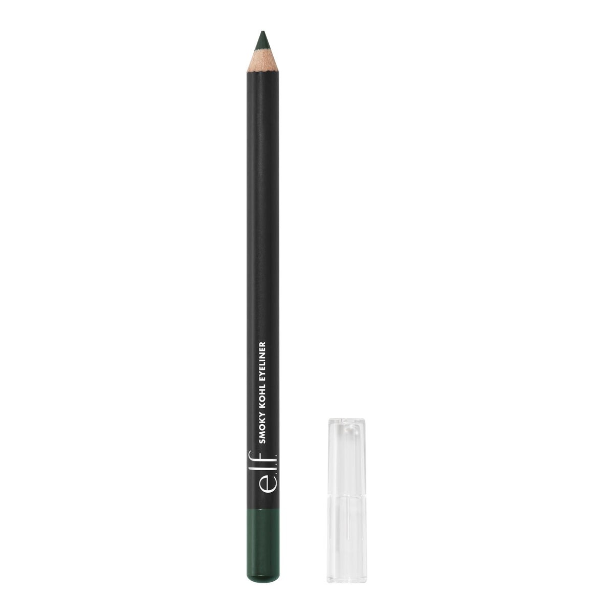 e.l.f. Smoky Kohl Eyeliner, Highly Pigmented Kajal for Long-Lasting, Intense Makeup Looks, Vegan and Cruelty Free, Rose Emerald