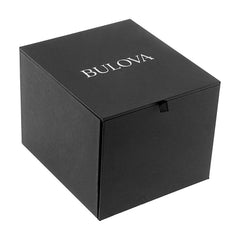 Bulova Men's Icon High Precision Quartz Chronograph Watch, Curved Mineral Crystal, 300m Water Resistant, Continuous Sweeping Secondhand, Luminous Markers - Silver