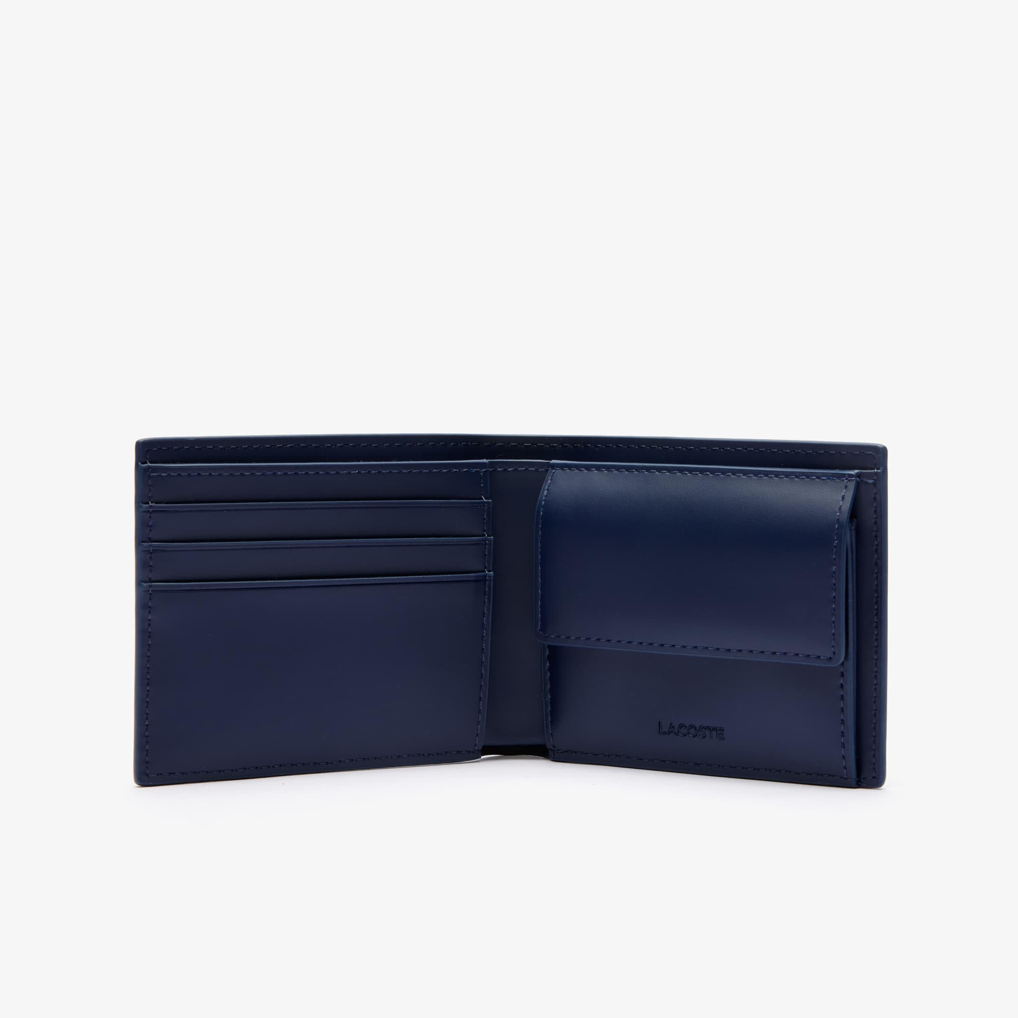 Lacoste Men Men Billfold Classic - Dark blue/white (M83)