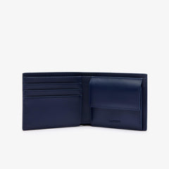 Lacoste Men Men Billfold Classic - Dark blue/white (M83)