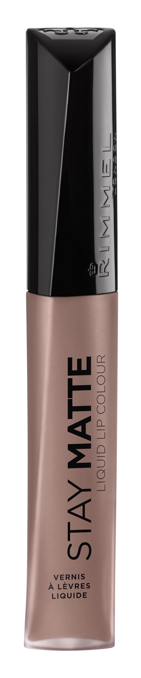 Rimmel London Stay Matte Liquid Lip Color with Full Coverage Kiss-Proof Waterproof Matte Lipstick Formula that Lasts 12 Hours - 230 Lethal Kiss, .21oz