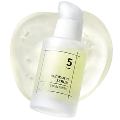 numbuzin No.5 Serum | Goodbye Blemish Serum | Solution for Blemisheds, Dark Spots, Acne Scars with Vitamin C, Niacinamide, Antioxidant | Lightweight Gel, Korean Skin Care for Face | 50ml