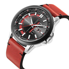 CURREN Mens Watches,CURREN Watches Quartz Analog Calendar,Wrist Watch for Men, Fashion Waterproof Stainless Steel Band-Black