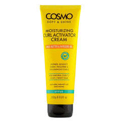 CD COSMO DESIGNS Soft & Shine Moisturizing Curl Activator Cream| Shea Butter and Avocado Oil For Natural Curly/coily/wavy Hair | Activates Natural Curl and Waves, Yellow - 250g