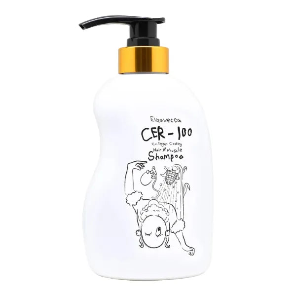 Elizavecca CER-100 Collagen Coating Hair A+ Muscle Shampoo, 16.9 fl oz