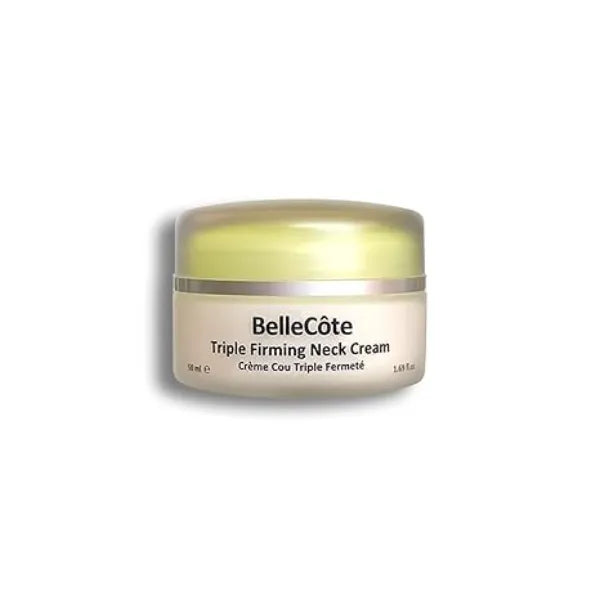 BelleCôte Paris Triple Firming Neck Sculpting Cream Extra Bare Minerals Marine Collagen Tightening Peptide Cream for Double Chin, Décollete & Neckline keep Skin Taut & Firm