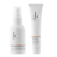 Glo Skin Beauty Hydra-Bright AHA Cleanser & Hydrator Set – Travel Size Duo
