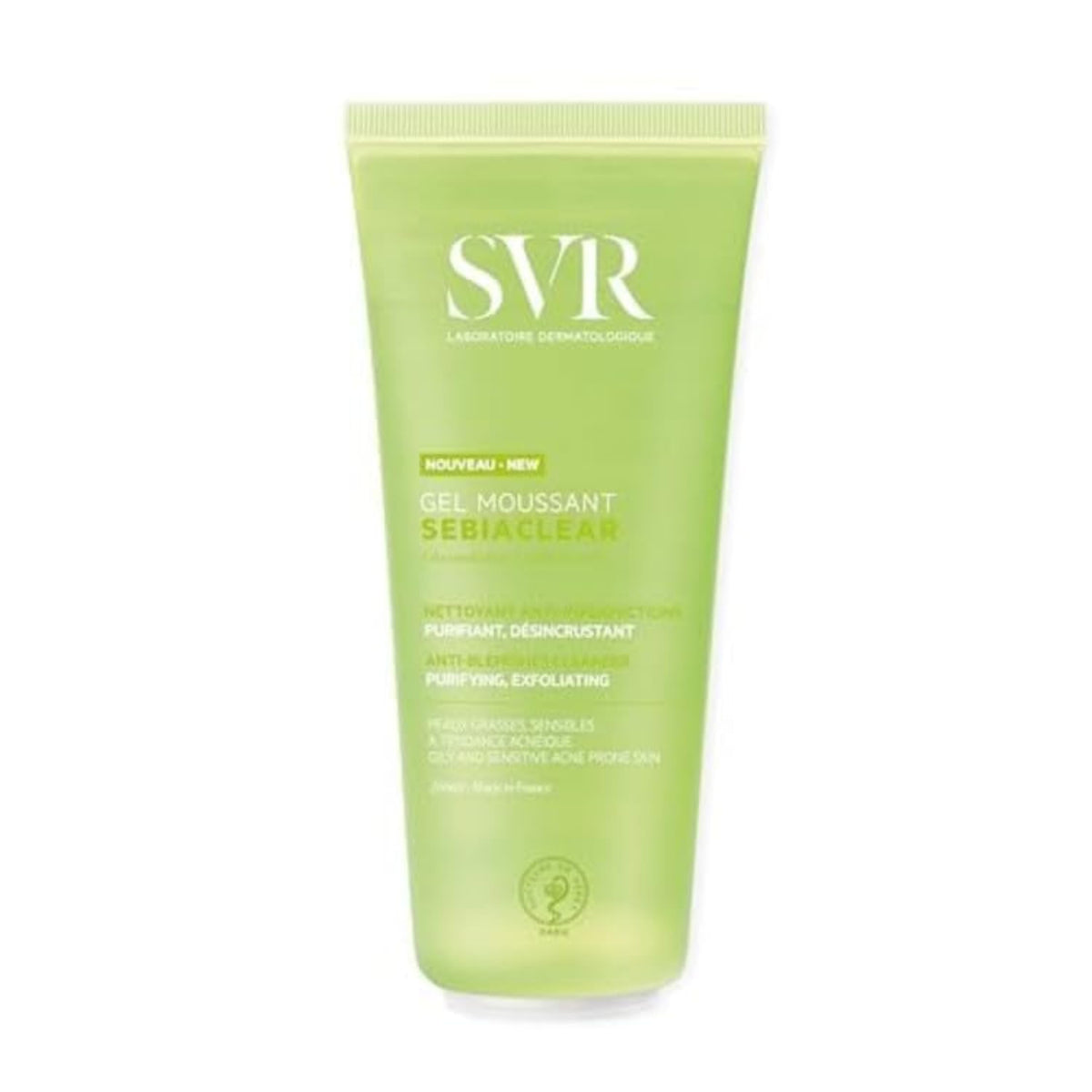 SVR Sebiaclear Gel Moussant Cleanser for All skin Types - 200 ml