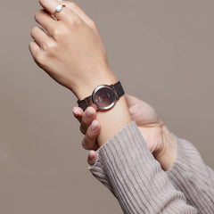 Citizen Women's Analogue Eco-Drive Watch with a Leather Band