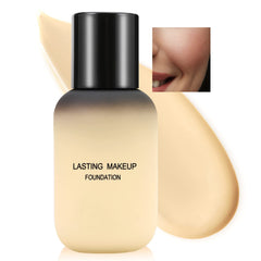CONTEK Liquid Foundation Makeup - Waterproof Foundation Full Coverage Matte Foundation Concealer Cream, Smoother, Oil Control&Flawless