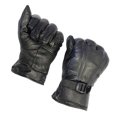 Leather Gloves for Men Women Winter Bike Cycling Riding Driving Motorcycle Gym Sports Warm Snow-Proof Anti-Slip with Protective Hand Lining Free Size