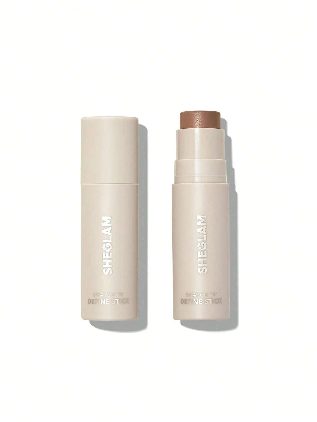 SHEGLAM Snatch 'n' Define Stick - Cream Contour Stick Long Lasting Highly Pigmented Sweat Proof Bronzer Sculpting Lightweight Smooth Natural Contour Face Makeup (Soft Tan)