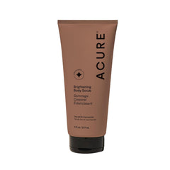 ACURE Brightening Body Scrub - Skin Renewal with Blend of Clay, Sea Salt & Niacinamide Extract - Rejuvenating Exfoliation for Soft, Refreshed Glowing Clear Skin - Suitable for All Skin Types - 6 Fl Oz