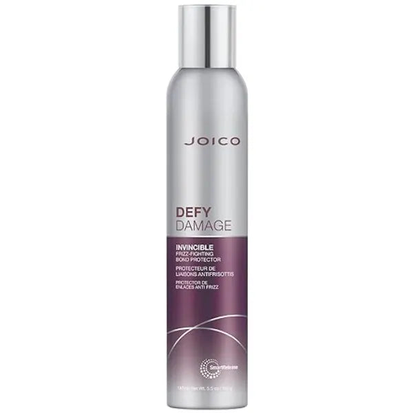 Joico Defy Damage Invincible Frizz-Fighting Bond Protector | 24 Hour Frizz Protection | Thermal Heat & Humidity Protection | Boost Shine | Reduce Breakage | Leave-In Spray | 180mL