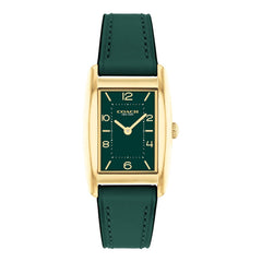 COACH WOMEN'S GREEN DIAL GREEN CALFSKIN STRAP WATCH - 14504354