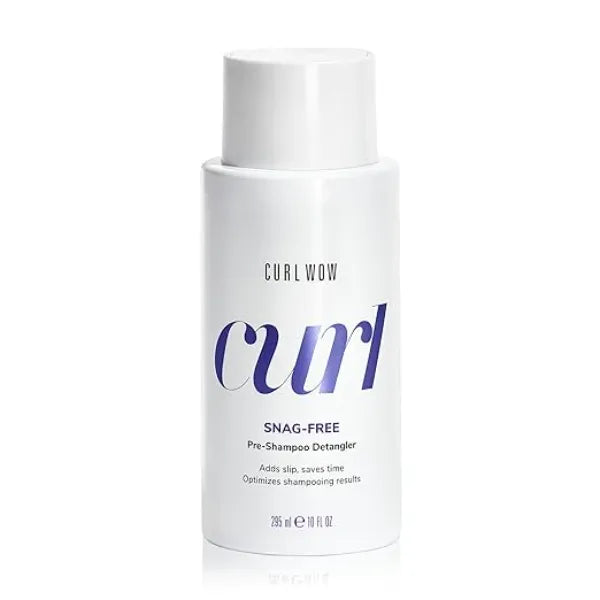 COLOR WOW Curl Wow Snag Free Pre Shampoo Detangler  Adds slip to curls before you shampoo for tangle free washing and a deeper, fresher clean  Reduce Breakage 295 ml