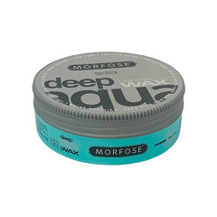 MORFOSE Deep Aqua Hair Styling Wax for Unisex, Hair Control at the Highest Level, Ultra Strong Hold, Hair Shine, Long-Lasting Hold - 175 ml